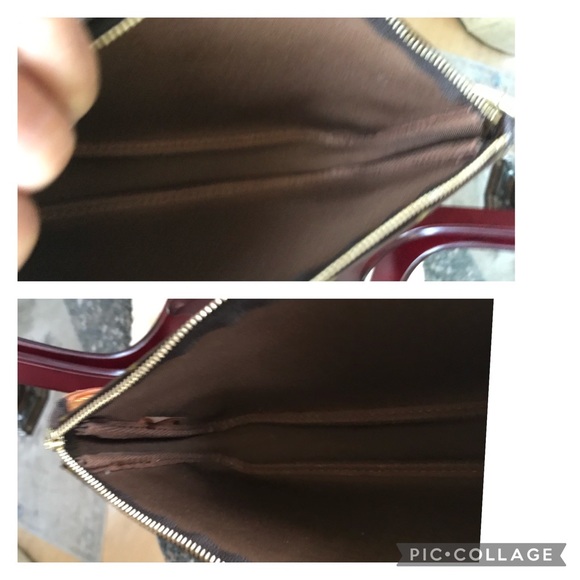 Louis Vuitton Pochette Accessories with Authentic LV Crossbody Strap - Picture 16 of 17